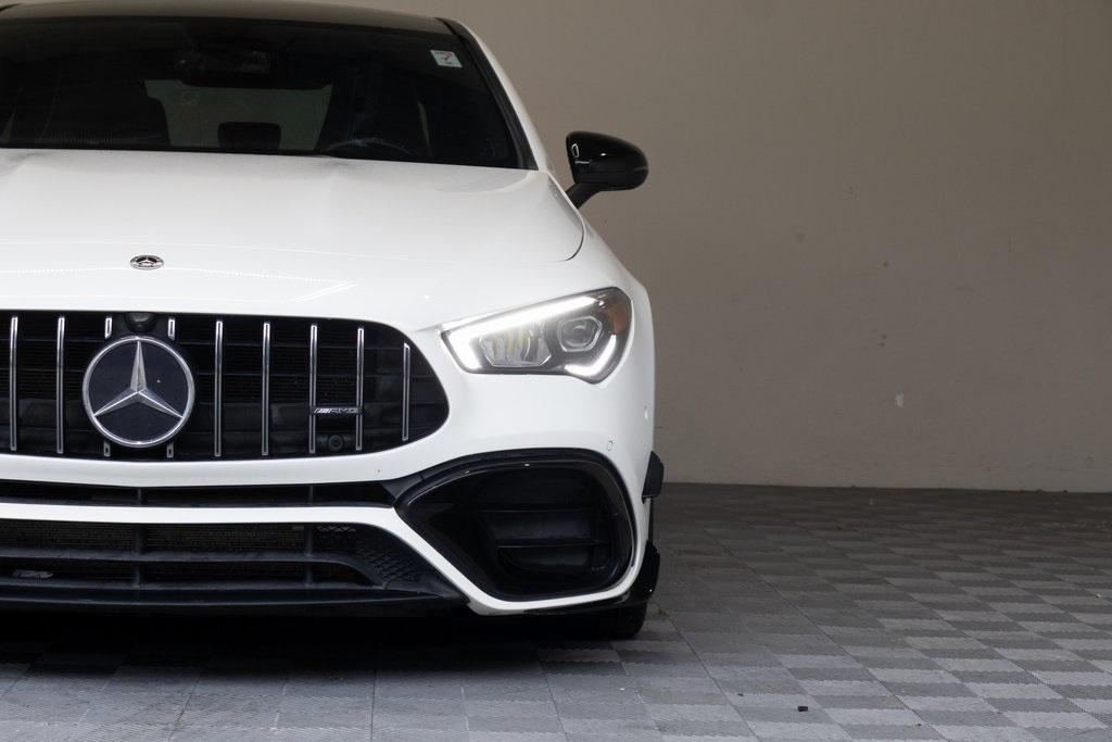 used 2021 Mercedes-Benz AMG CLA 45 car, priced at $31,995