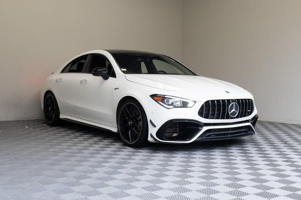 used 2021 Mercedes-Benz AMG CLA 45 car, priced at $31,995