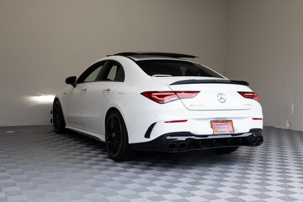 used 2021 Mercedes-Benz AMG CLA 45 car, priced at $31,995