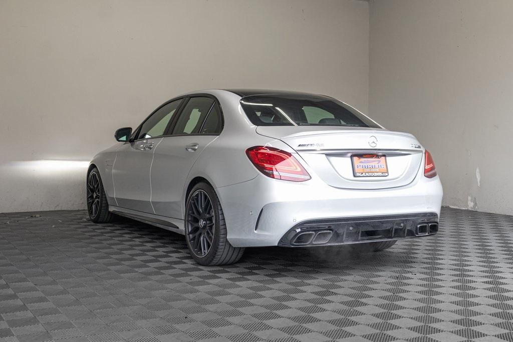 used 2020 Mercedes-Benz AMG C 63 car, priced at $59,995