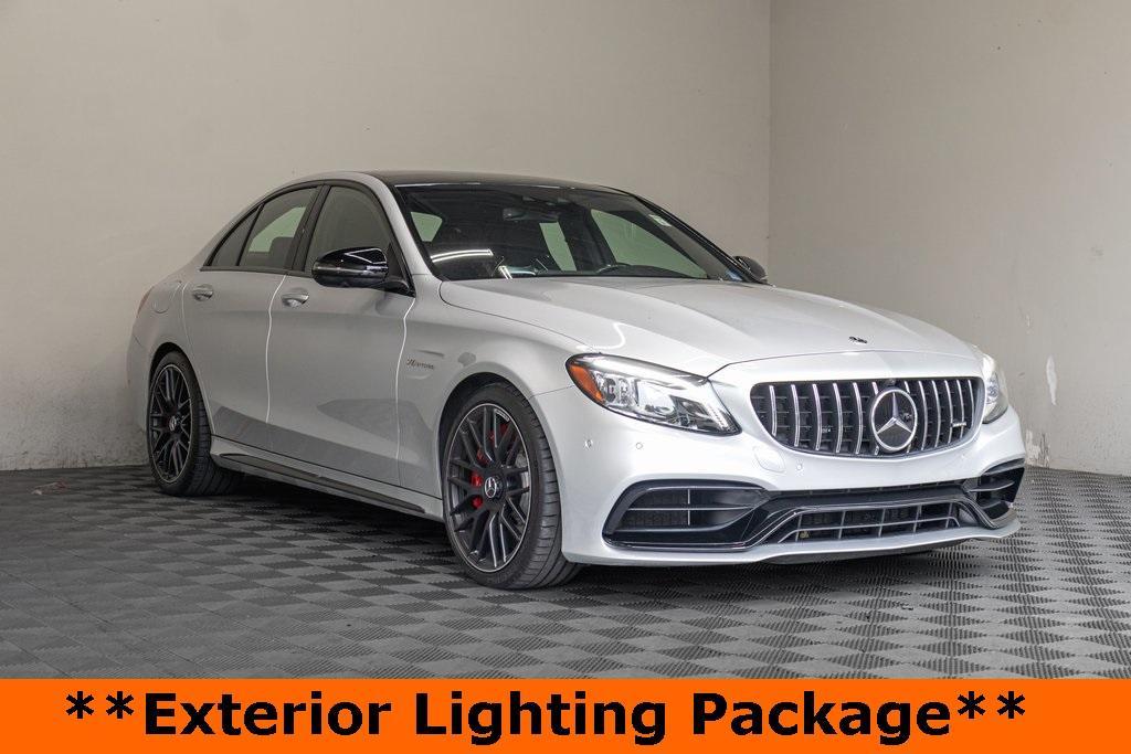 used 2020 Mercedes-Benz AMG C 63 car, priced at $59,995