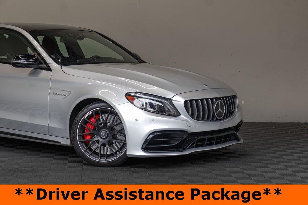 used 2020 Mercedes-Benz AMG C 63 car, priced at $59,995