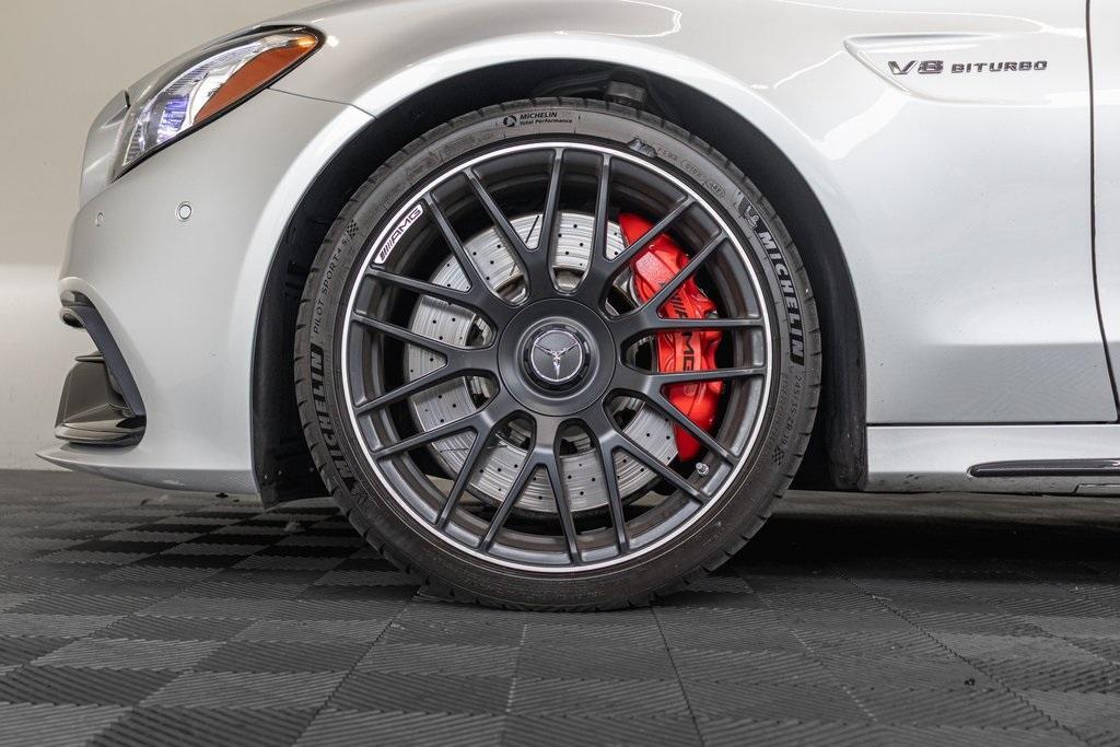 used 2020 Mercedes-Benz AMG C 63 car, priced at $59,995