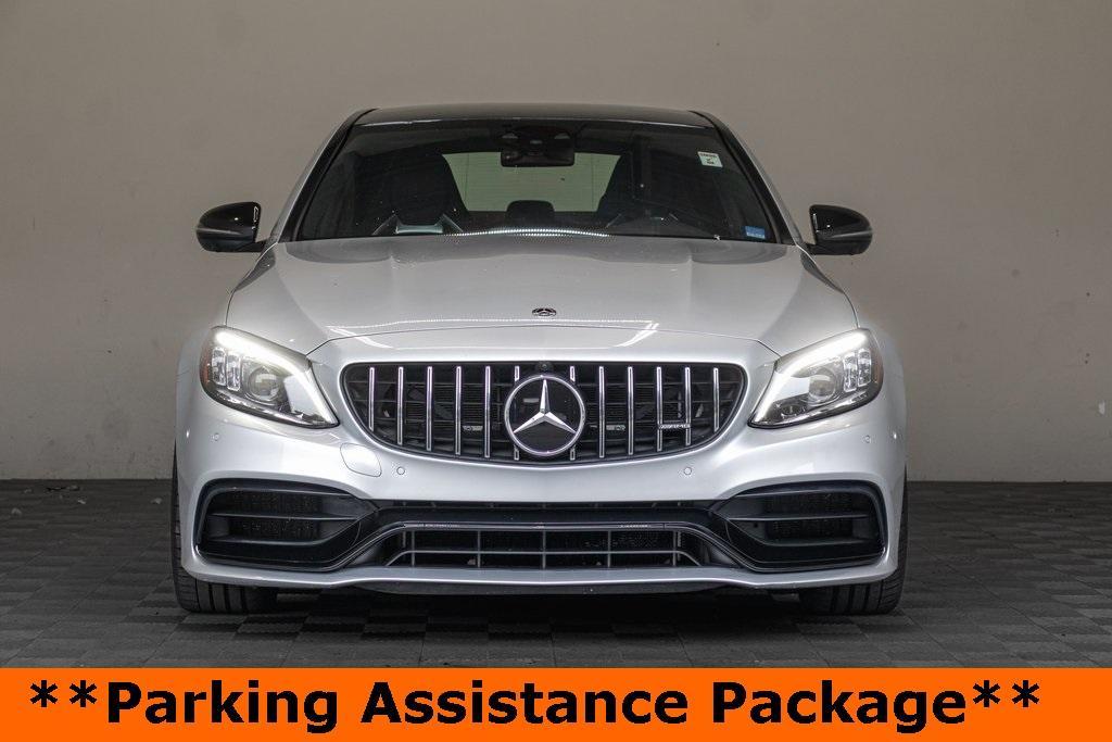 used 2020 Mercedes-Benz AMG C 63 car, priced at $59,995