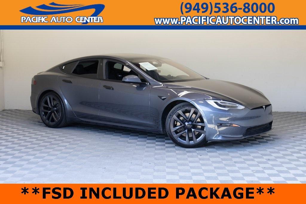 used 2021 Tesla Model S car, priced at $53,995