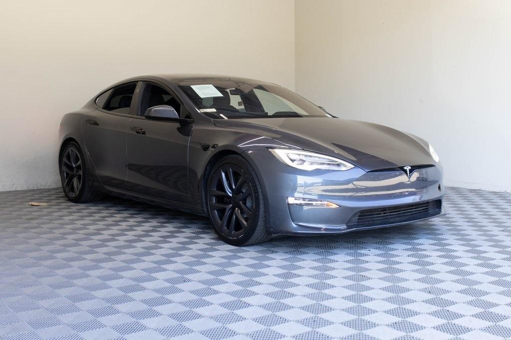used 2021 Tesla Model S car, priced at $53,995