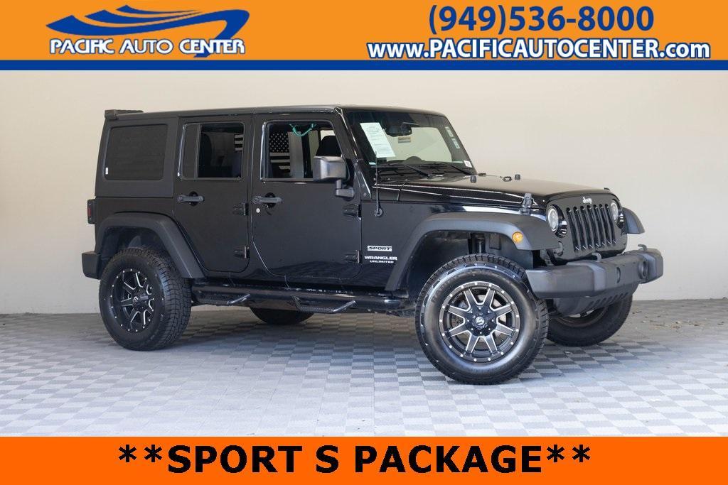 used 2017 Jeep Wrangler Unlimited car, priced at $16,995