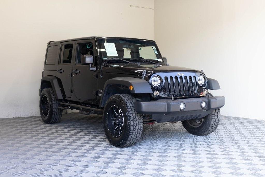 used 2017 Jeep Wrangler Unlimited car, priced at $16,995