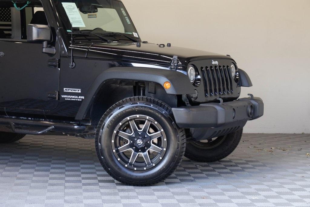 used 2017 Jeep Wrangler Unlimited car, priced at $16,995