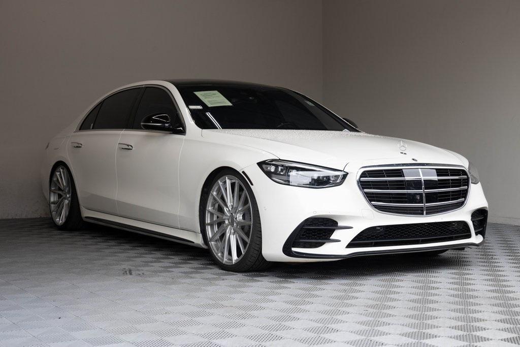 used 2021 Mercedes-Benz S-Class car, priced at $73,995