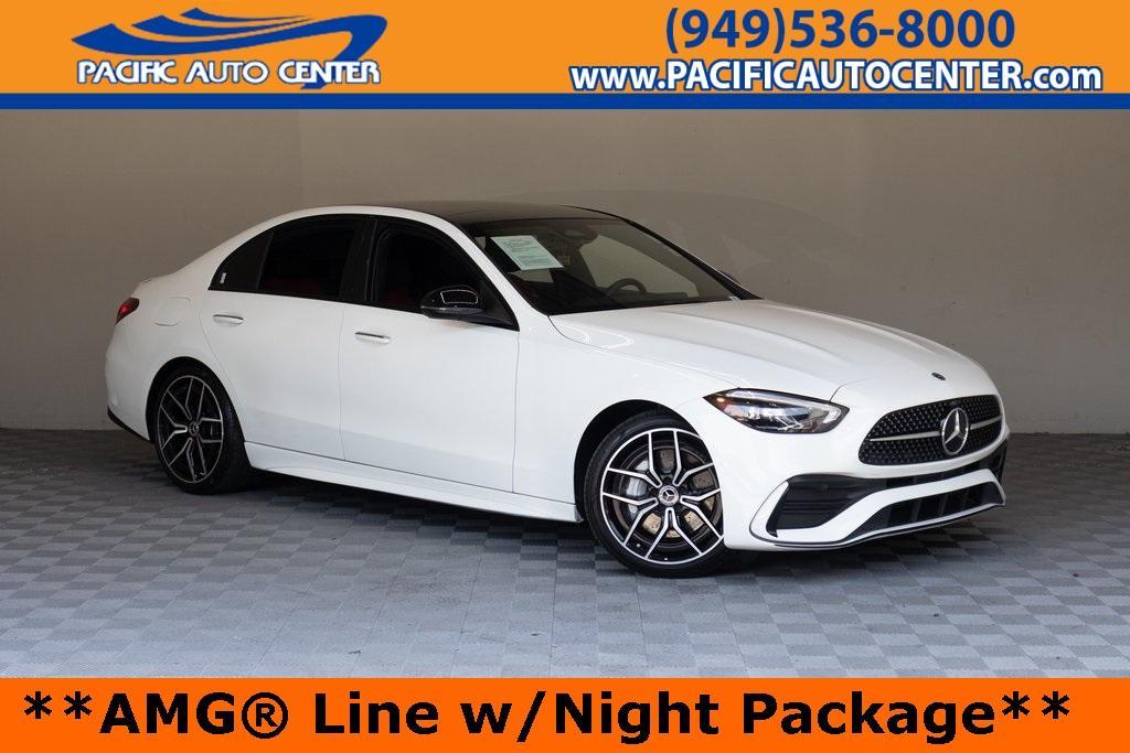 used 2022 Mercedes-Benz C-Class car, priced at $34,995
