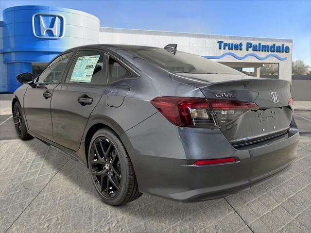 new 2025 Honda Civic car, priced at $27,400
