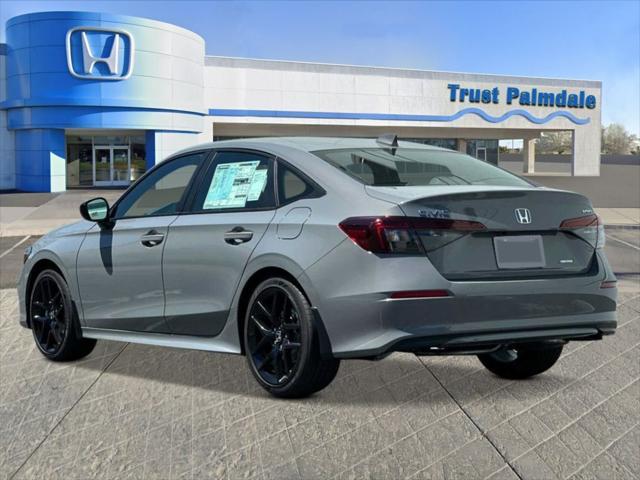 new 2025 Honda Civic Hybrid car, priced at $30,555
