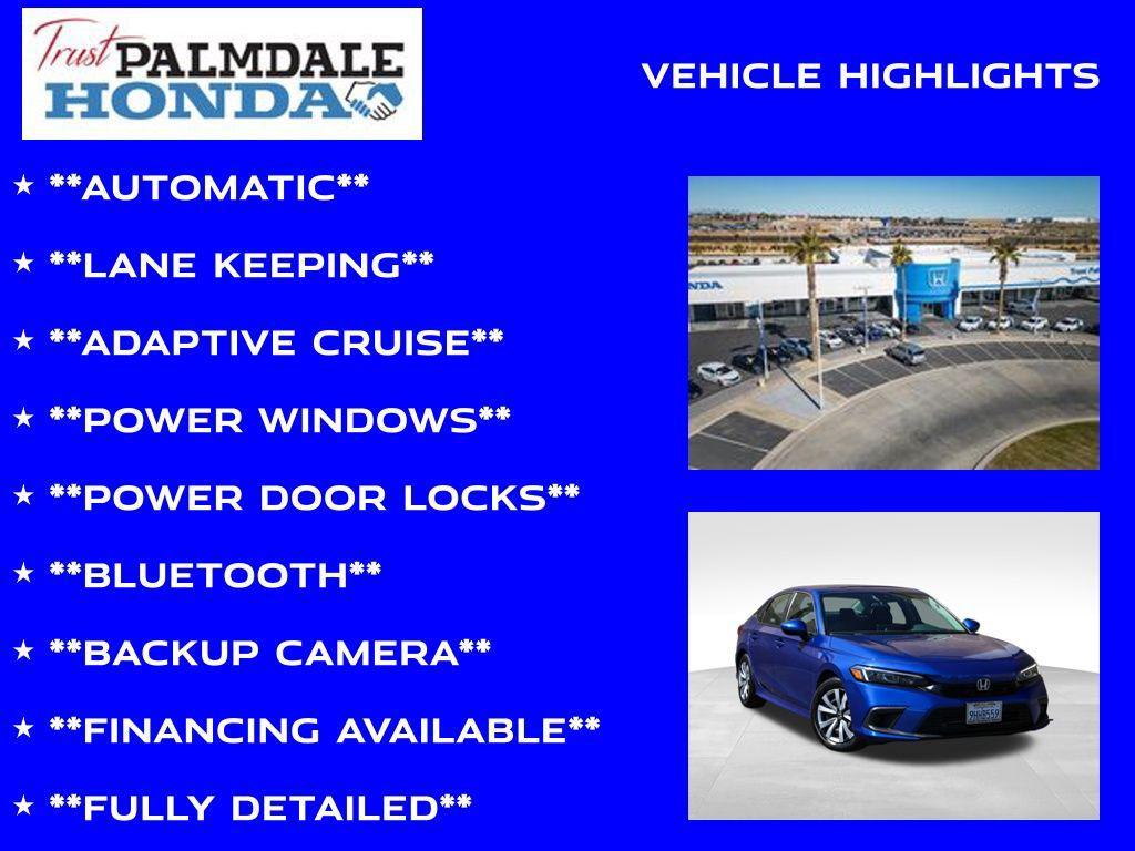 used 2023 Honda Civic car, priced at $24,689