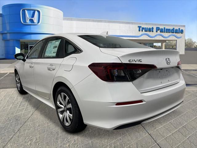 new 2025 Honda Civic car, priced at $25,855