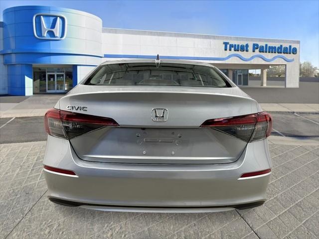new 2025 Honda Civic car, priced at $25,400