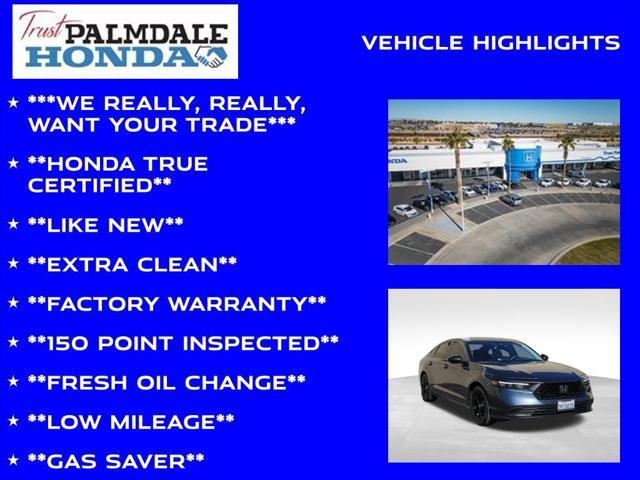 used 2023 Honda Accord car, priced at $24,991