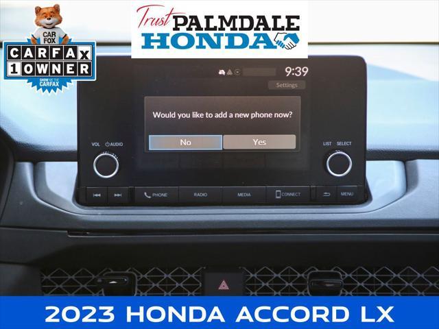 used 2023 Honda Accord car, priced at $24,991