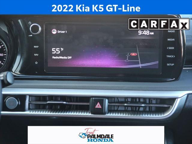 used 2022 Kia K5 car, priced at $22,173