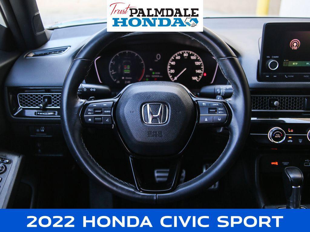 used 2022 Honda Civic car, priced at $20,991