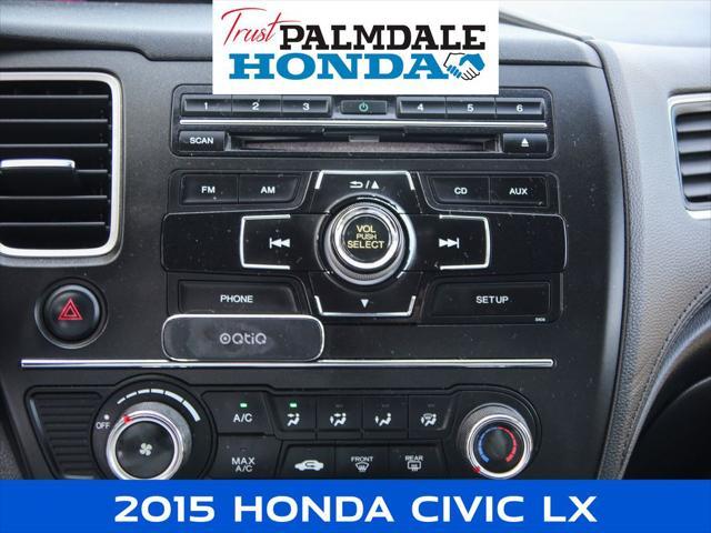 used 2015 Honda Civic car, priced at $9,995