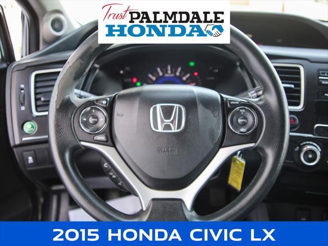 used 2015 Honda Civic car, priced at $9,995