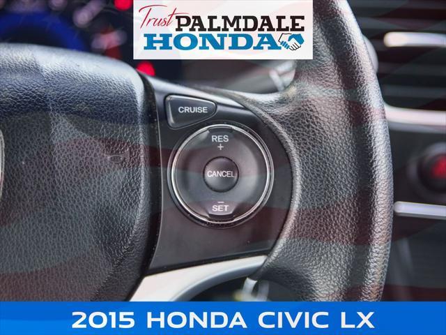 used 2015 Honda Civic car, priced at $10,991