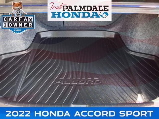 used 2022 Honda Accord car, priced at $26,391