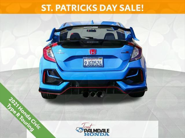 used 2021 Honda Civic Type R car, priced at $37,500