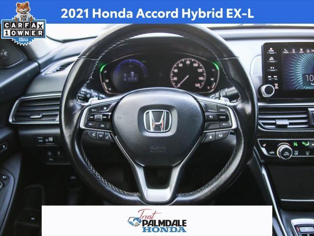 used 2021 Honda Accord Hybrid car, priced at $25,200