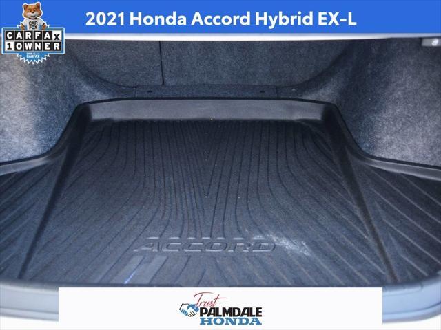 used 2021 Honda Accord Hybrid car, priced at $25,200