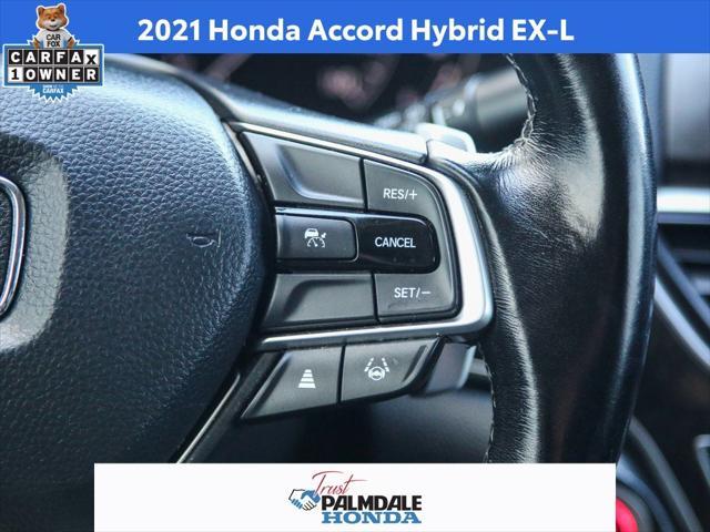 used 2021 Honda Accord Hybrid car, priced at $25,200