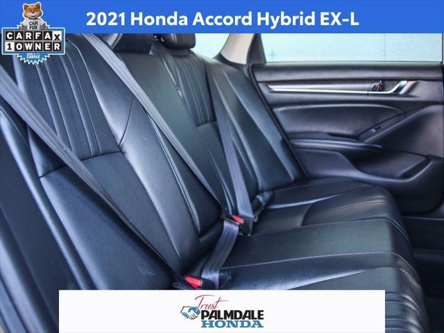 used 2021 Honda Accord Hybrid car, priced at $25,200