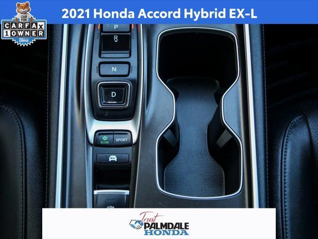 used 2021 Honda Accord Hybrid car, priced at $25,200