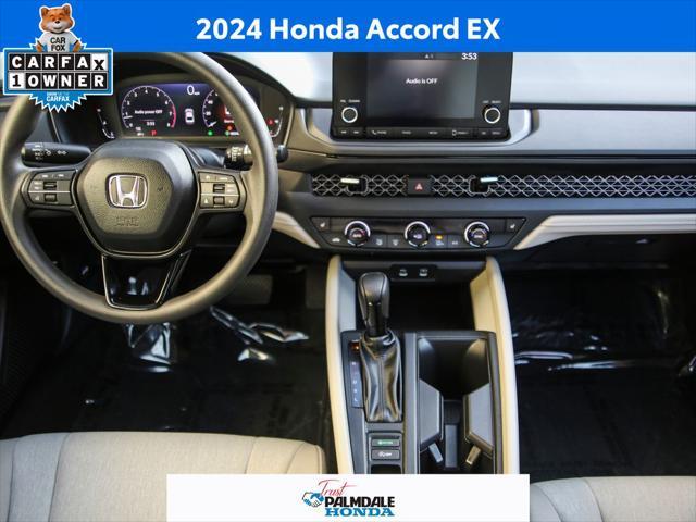 used 2024 Honda Accord car, priced at $27,991