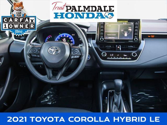 used 2021 Toyota Corolla Hybrid car, priced at $19,991