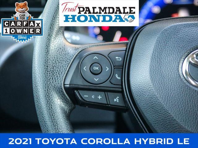 used 2021 Toyota Corolla Hybrid car, priced at $19,991