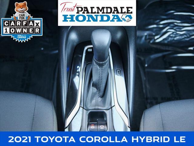 used 2021 Toyota Corolla Hybrid car, priced at $19,991