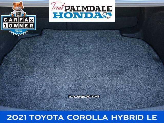 used 2021 Toyota Corolla Hybrid car, priced at $19,991