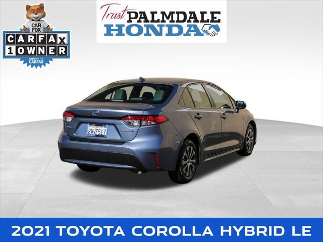 used 2021 Toyota Corolla Hybrid car, priced at $19,991
