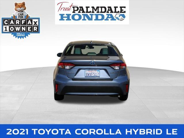used 2021 Toyota Corolla Hybrid car, priced at $19,991