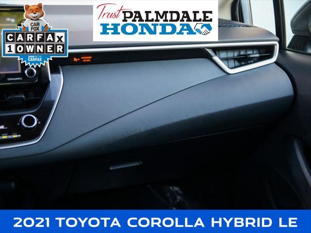 used 2021 Toyota Corolla Hybrid car, priced at $19,991
