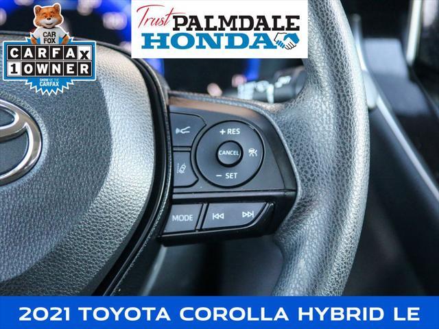 used 2021 Toyota Corolla Hybrid car, priced at $19,991