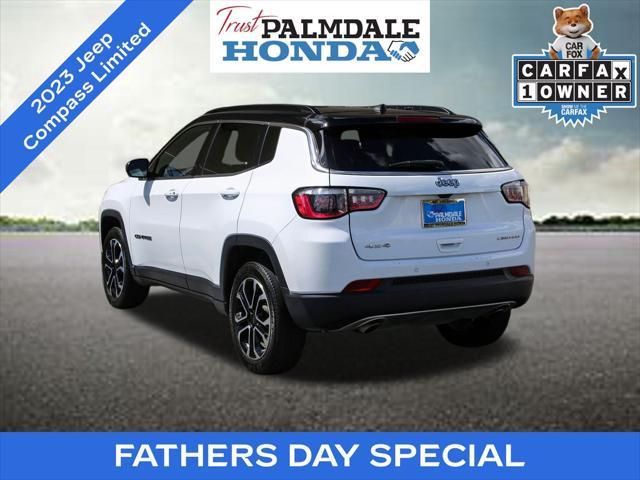 used 2023 Jeep Compass car, priced at $23,591