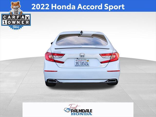 used 2022 Honda Accord car, priced at $26,206