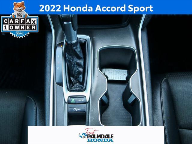 used 2022 Honda Accord car, priced at $26,206