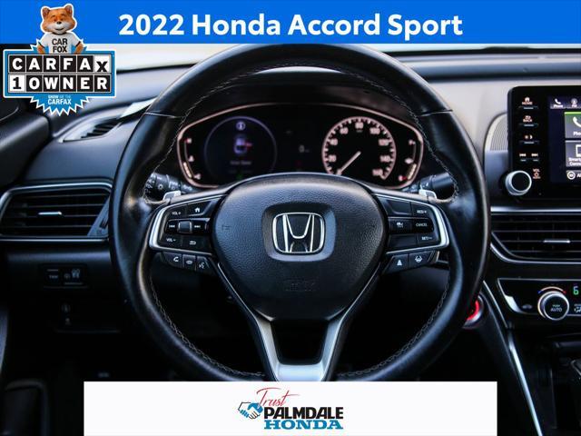 used 2022 Honda Accord car, priced at $26,206