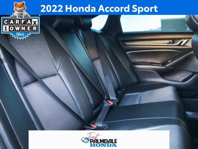 used 2022 Honda Accord car, priced at $26,206