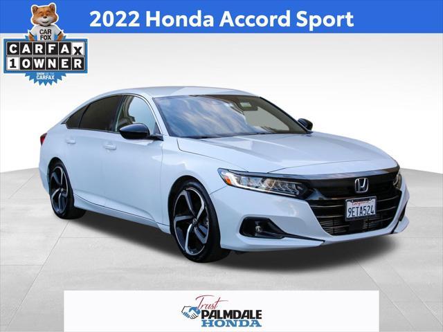 used 2022 Honda Accord car, priced at $26,206