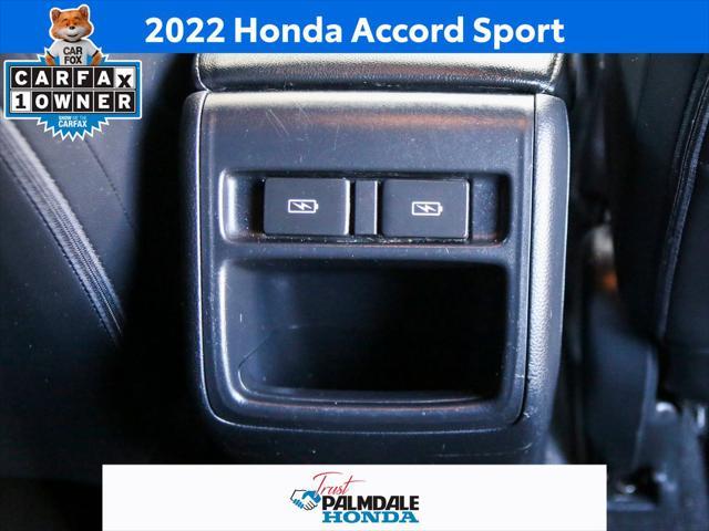 used 2022 Honda Accord car, priced at $26,206